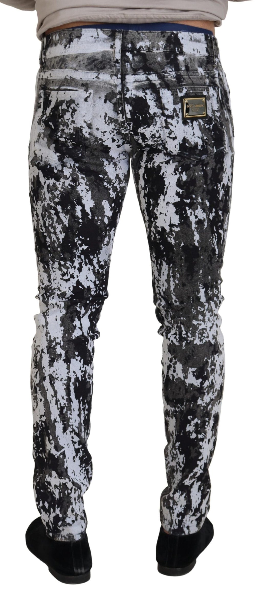 Dolce & Gabbana Multicolor Skinny Jeans for Men detail view