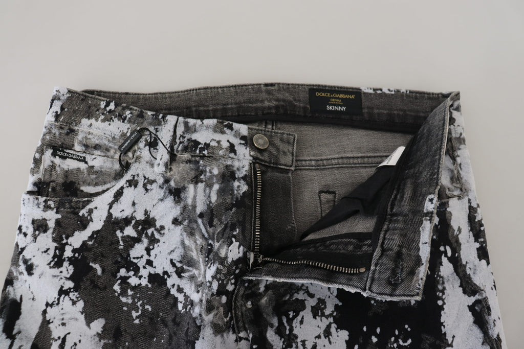 Dolce & Gabbana Multicolor Skinny Jeans for Men additional view