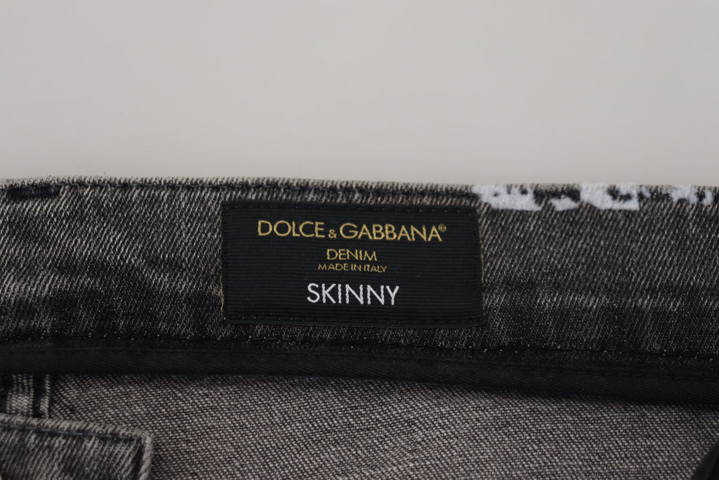 Dolce & Gabbana Multicolor Skinny Jeans for Men additional view