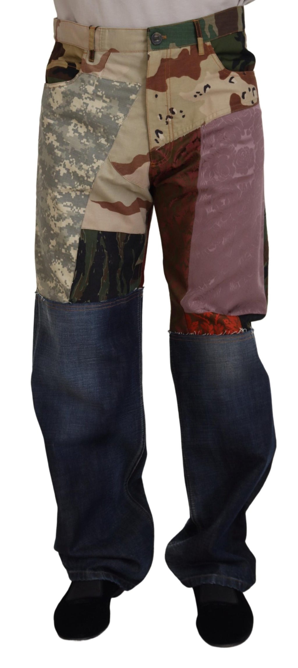 Dolce & Gabbana Multicolor Relaxed Fit Jeans for Men