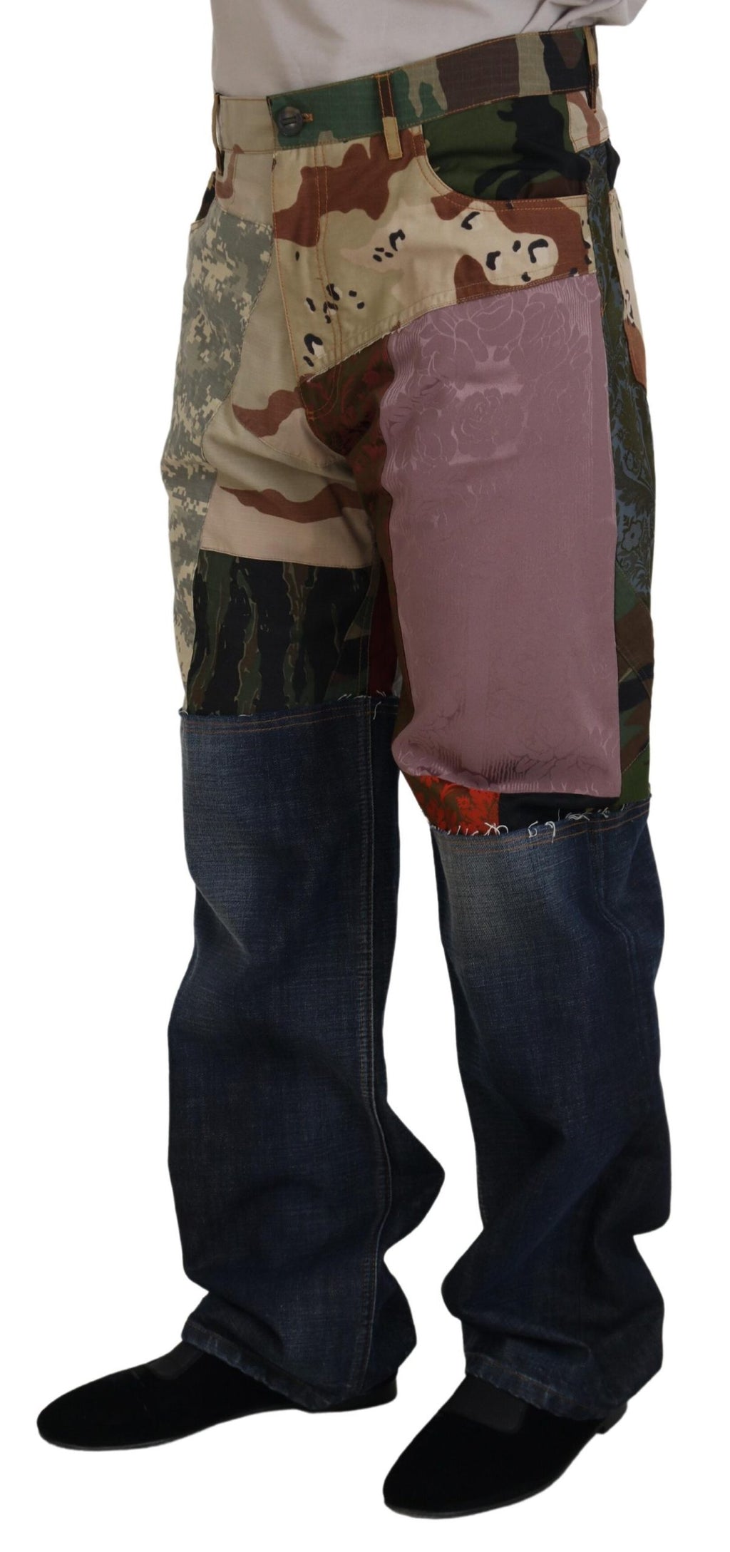 Dolce & Gabbana Multicolor Relaxed Fit Jeans for Men alternate view