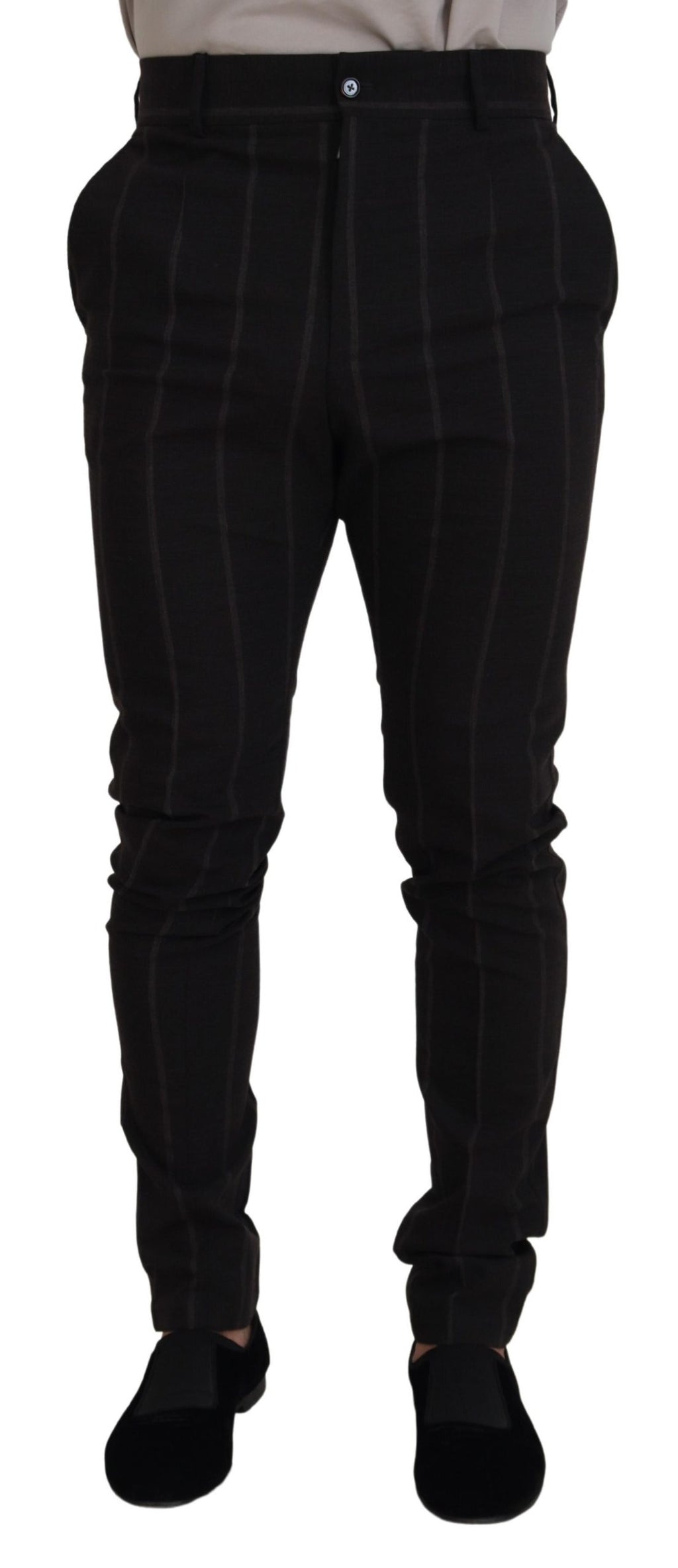 Dolce & Gabbana Black Chino Pants for Men