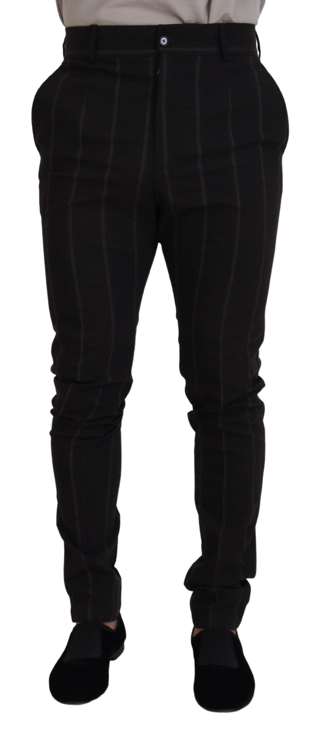 Dolce & Gabbana Black Chino Pants for Men
