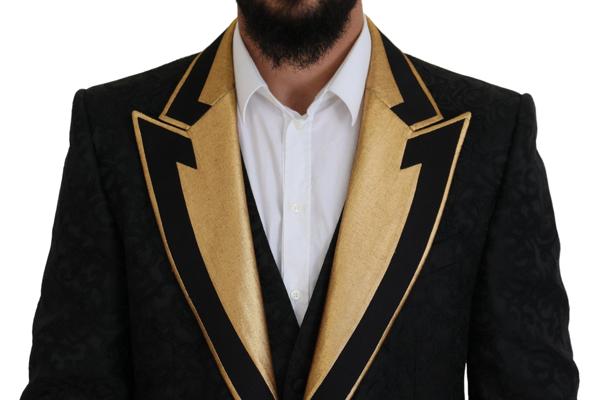 Dolce & Gabbana Black Three Piece Suits for Men alternate view