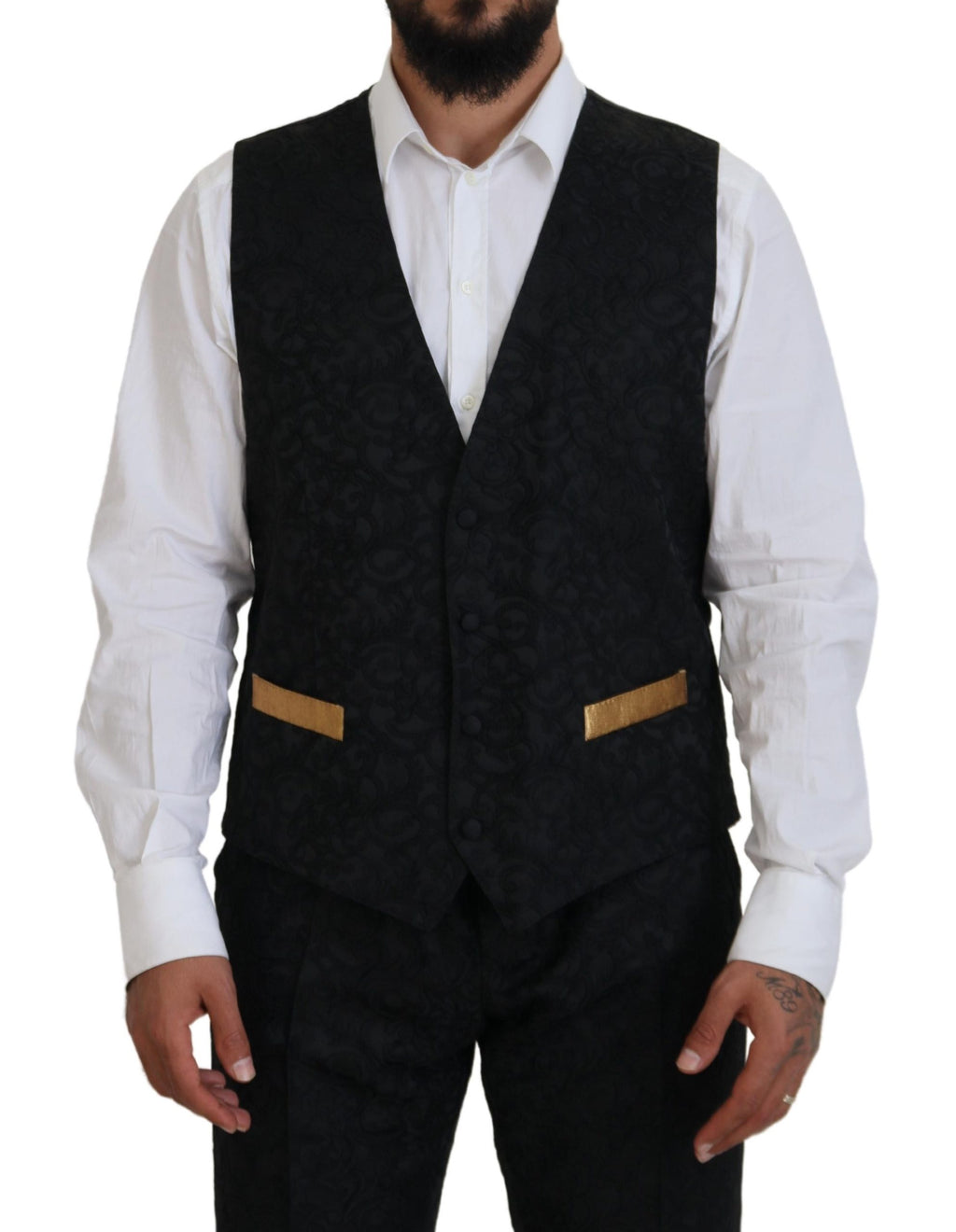 Dolce & Gabbana Black Three Piece Suits for Men additional view