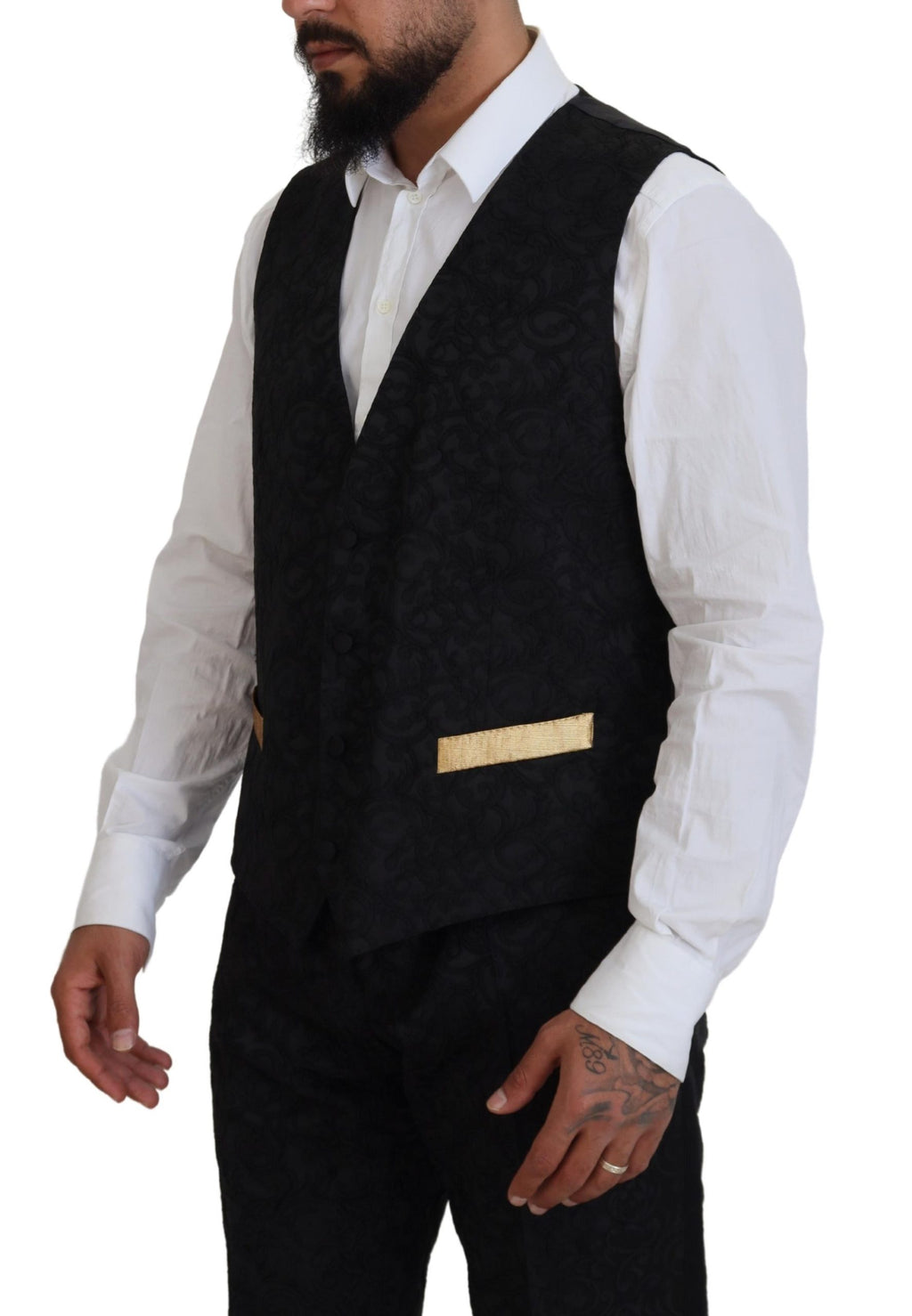 Dolce & Gabbana Black Three Piece Suits for Men additional view