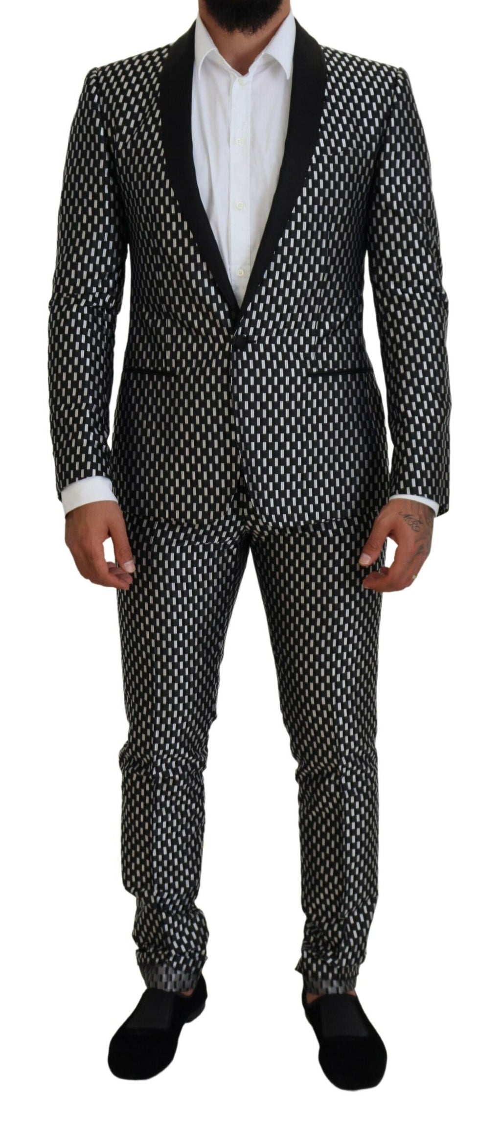 Dolce & Gabbana Black Two Piece Suits for Men