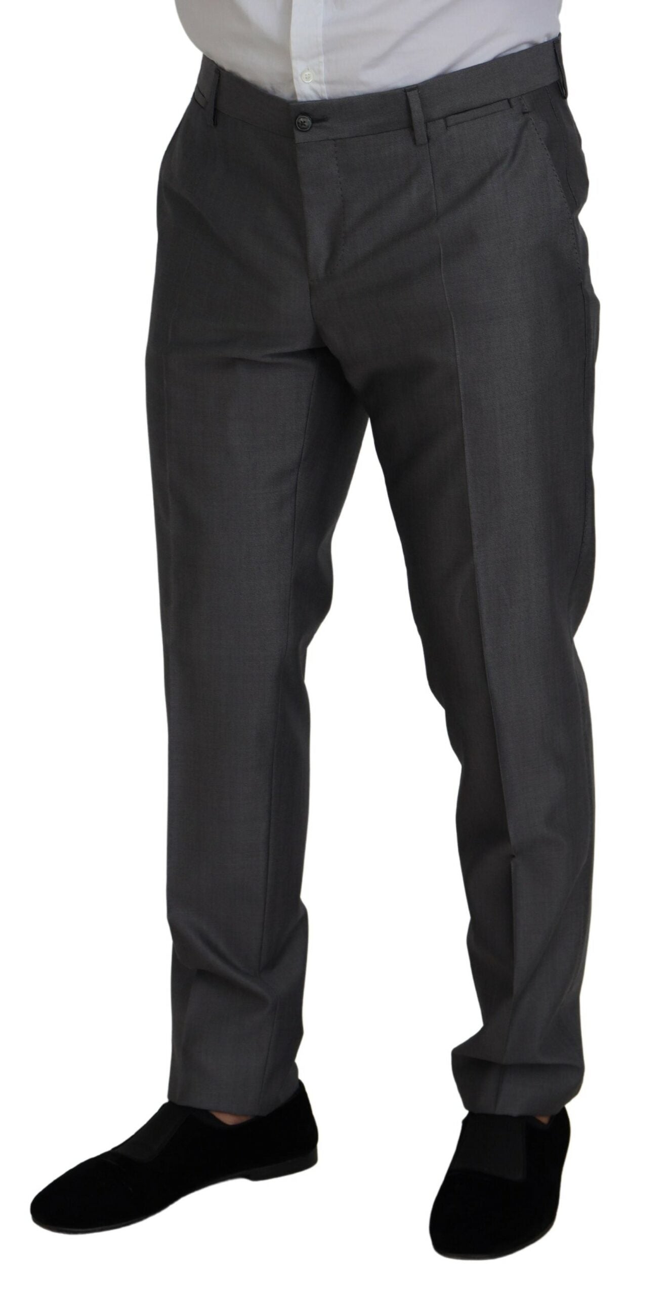 Dolce & Gabbana Grey Three Piece Suits for Men side view