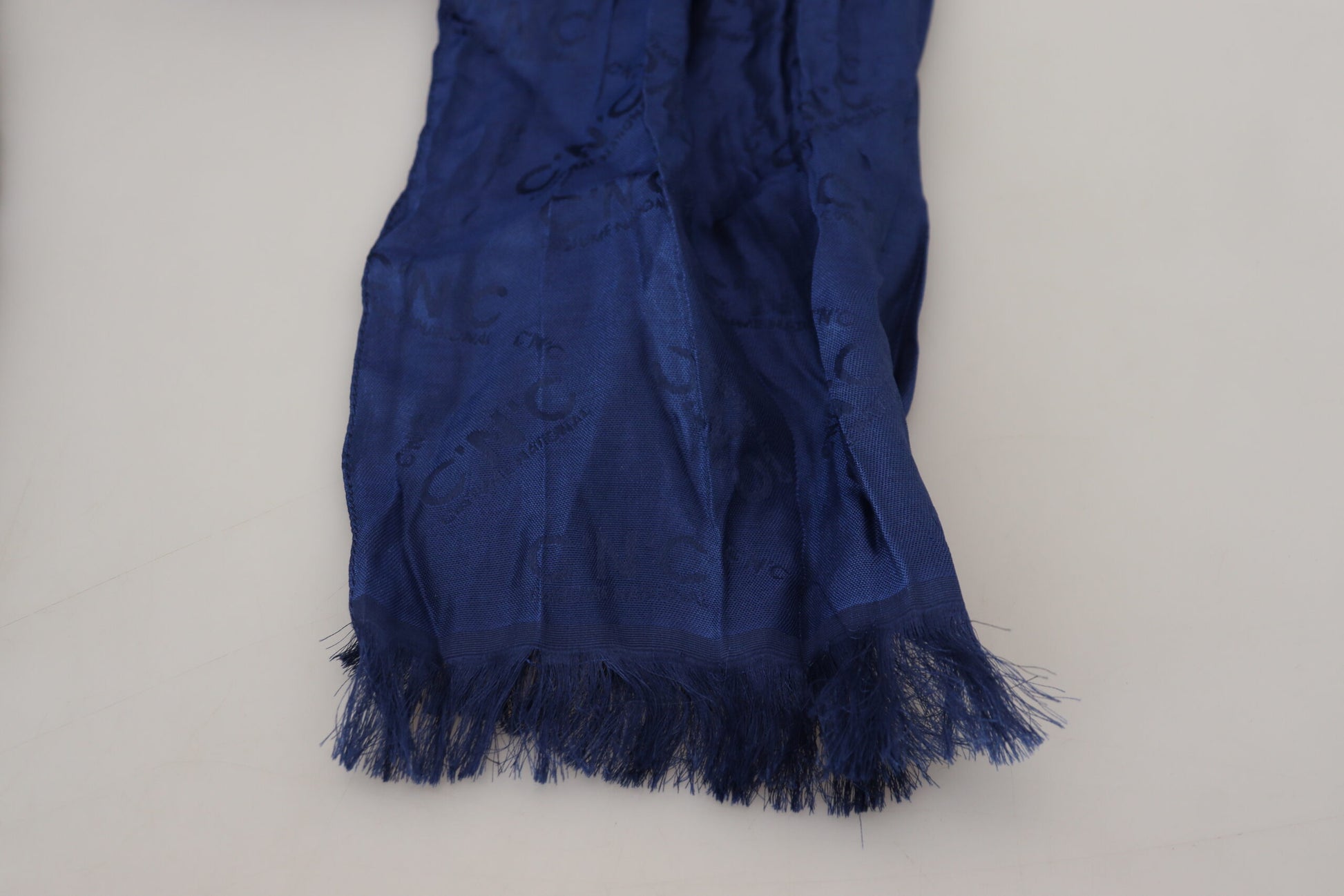 Costume National Blue Scarf for Women side view