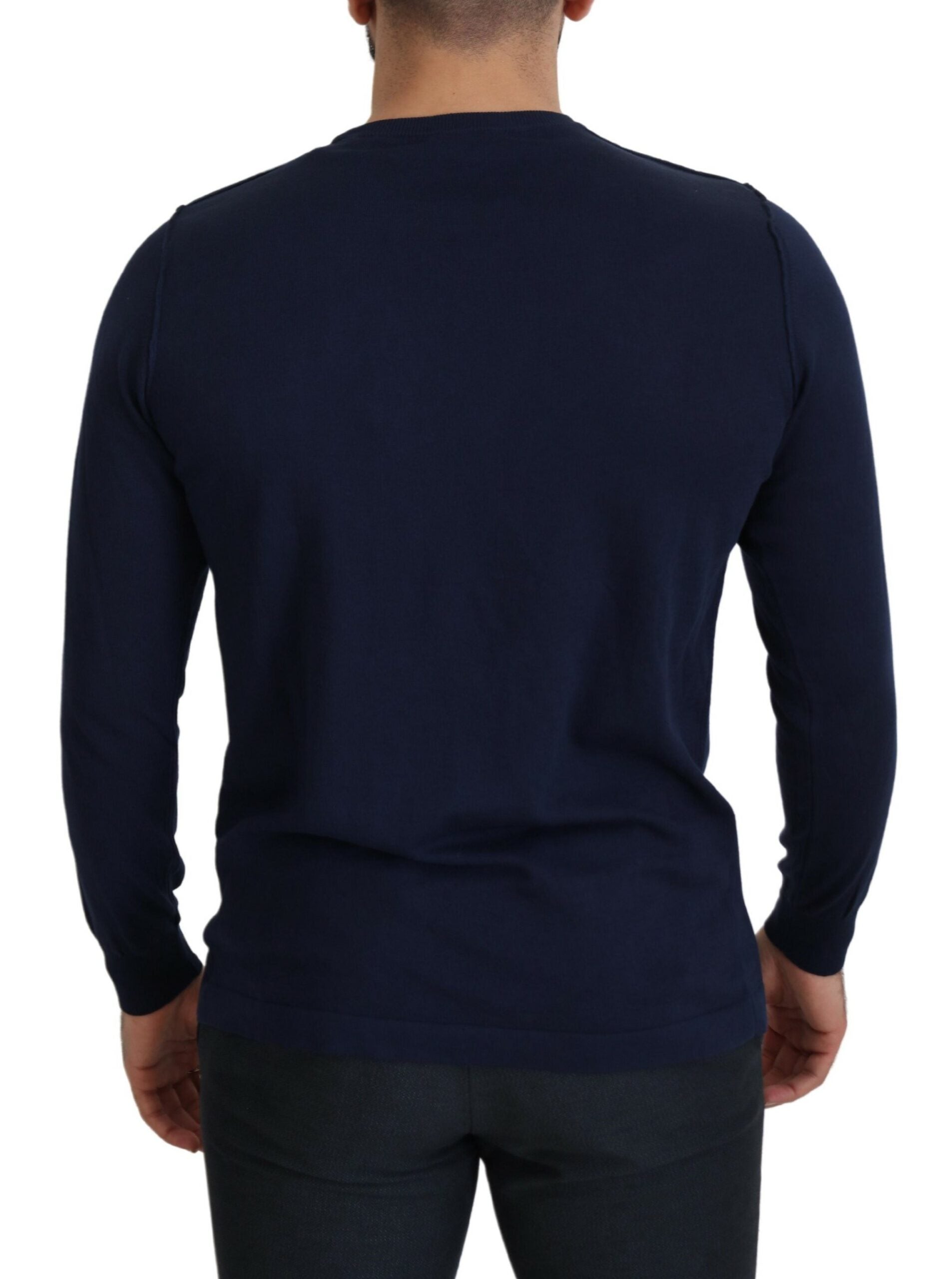 Paolo Pecora Milano Blue Sweatshirt for Men detail view