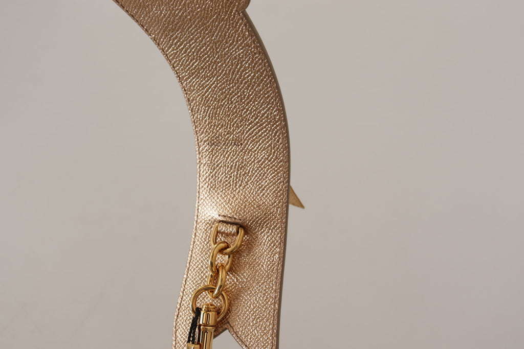 Dolce & Gabbana Gold Shoulder Strap for Women side view