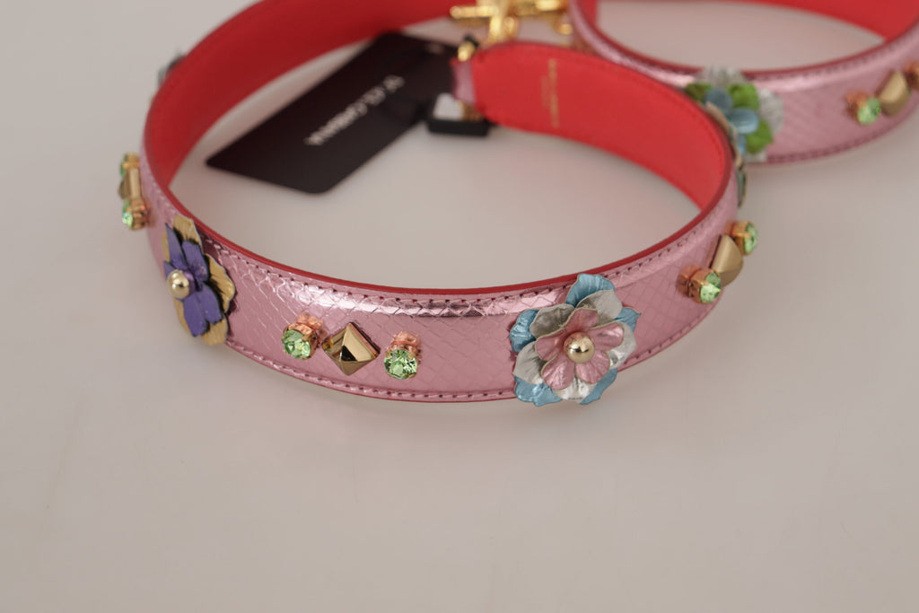 Dolce & Gabbana Pink Shoulder Strap for Women side view