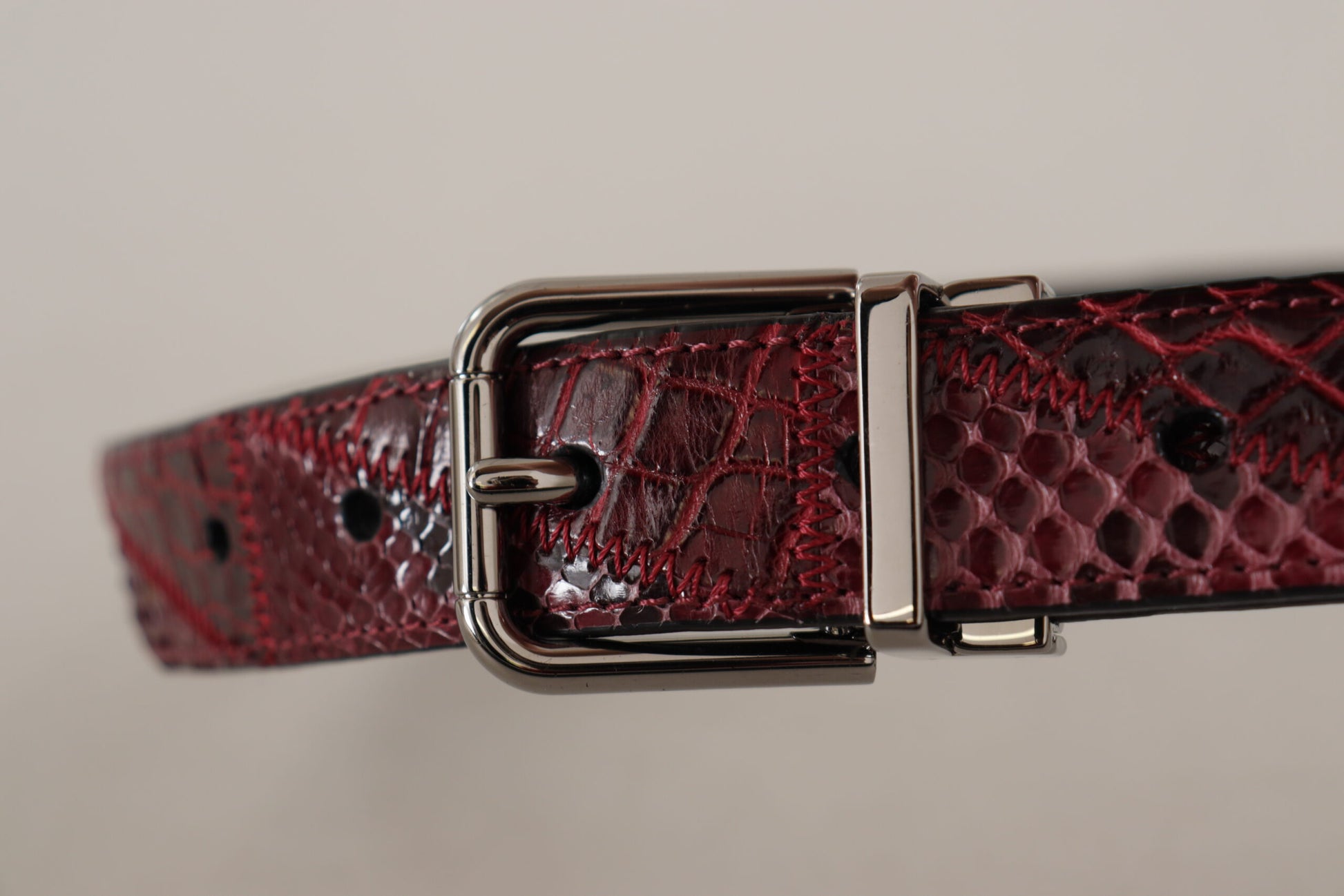 Dolce & Gabbana Red Belt for Women detail view