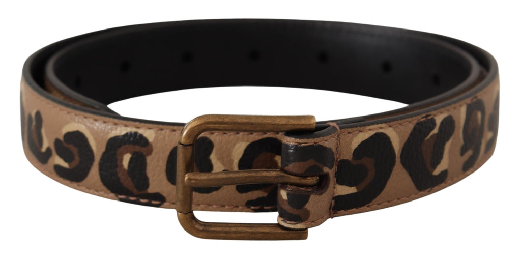 Dolce & Gabbana Brown High Waist Belts for Women