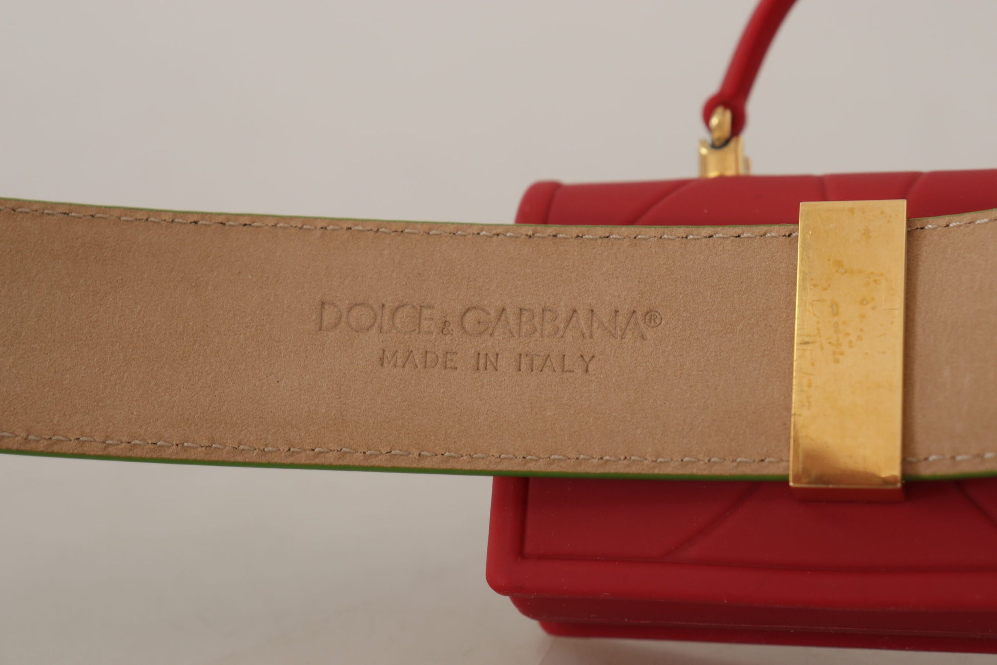 Dolce & Gabbana Green Belt for Women side view