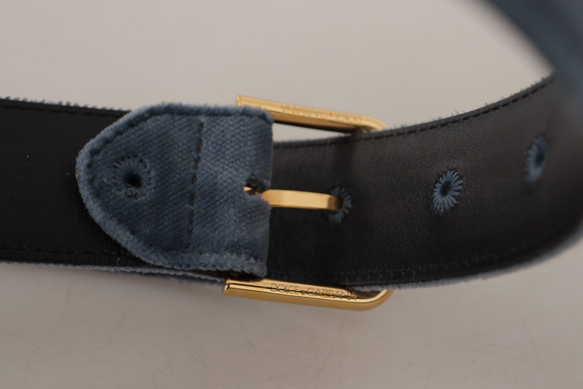 Dolce & Gabbana Blue High Waist Belts for Women additional view