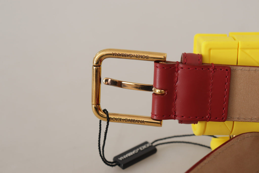 Dolce & Gabbana Red Belt for Women detail view