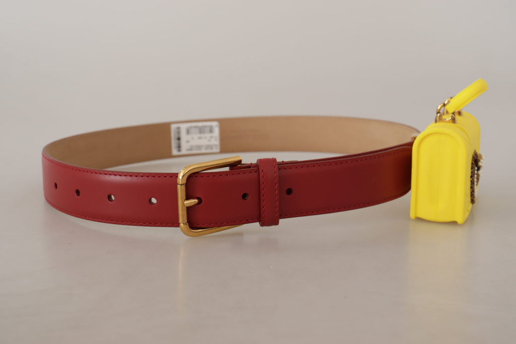 Dolce & Gabbana Red Belt for Women side view