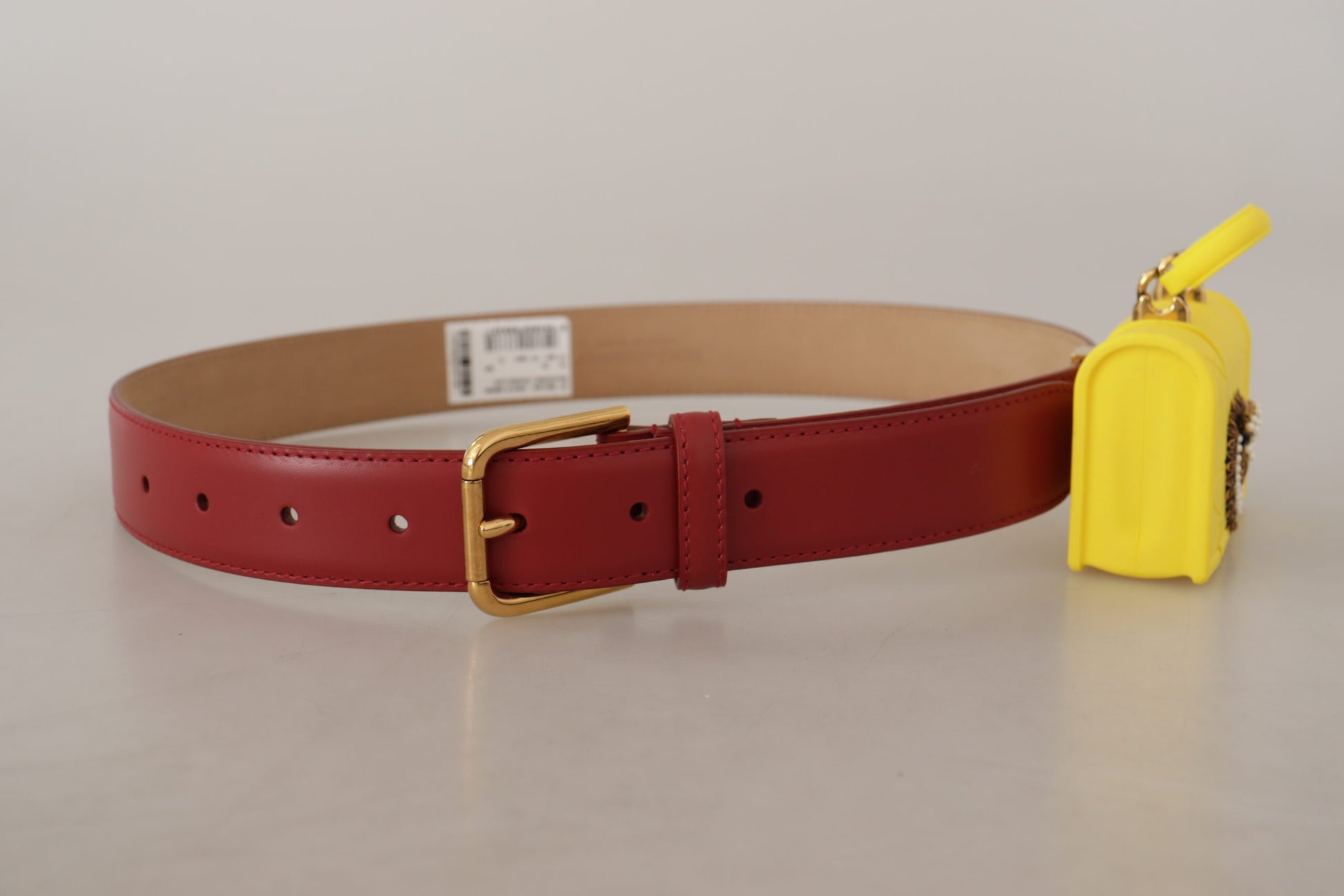 Dolce & Gabbana Red Belt for Women side view