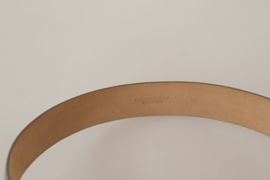 Dolce & Gabbana Silver High Waist Belts for Women detail view