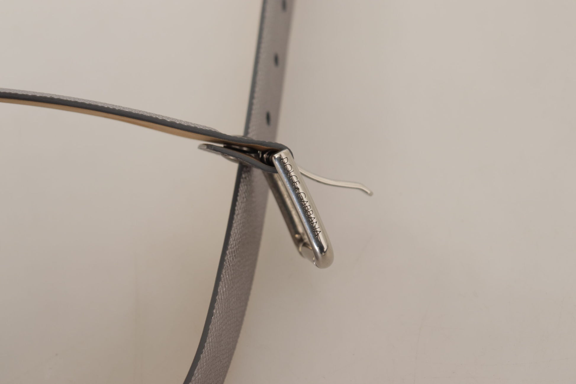 Dolce & Gabbana Silver High Waist Belts for Women side view