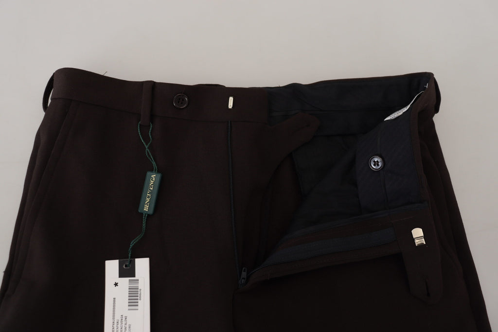 BENCIVENGA Brown Dress Pants for Men side view