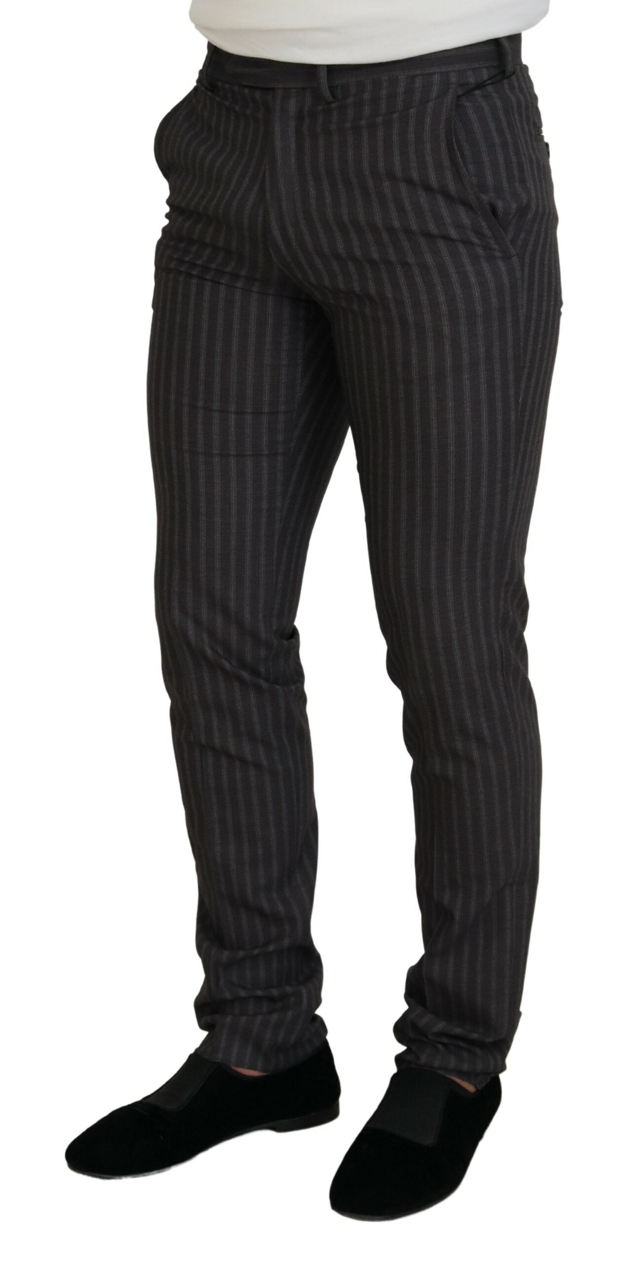 BENCIVENGA Brown Skinny Pants for Men alternate view