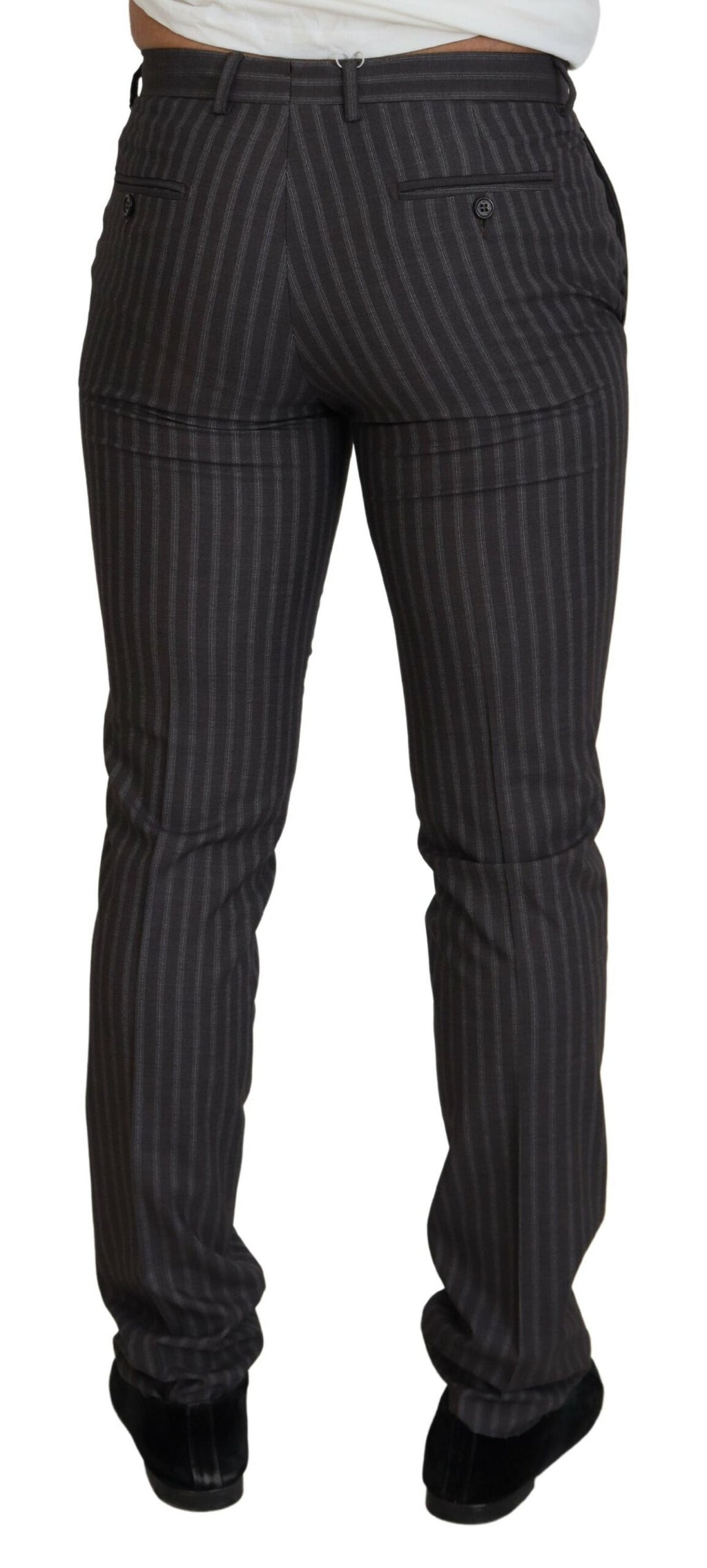 BENCIVENGA Brown Skinny Pants for Men detail view