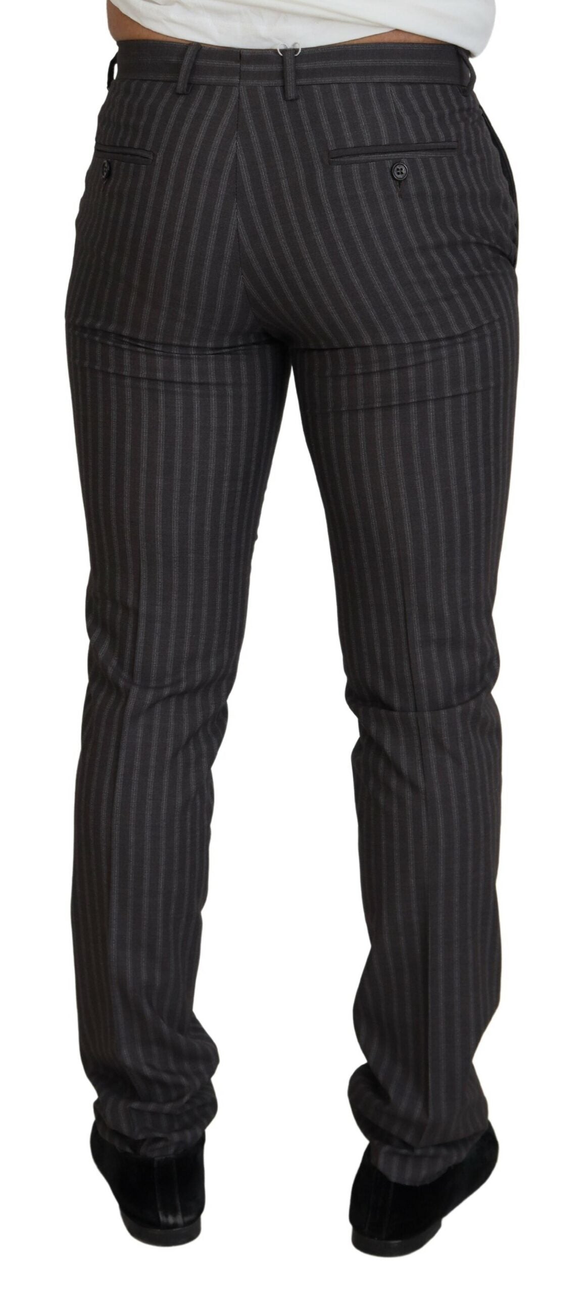 BENCIVENGA Brown Skinny Pants for Men detail view