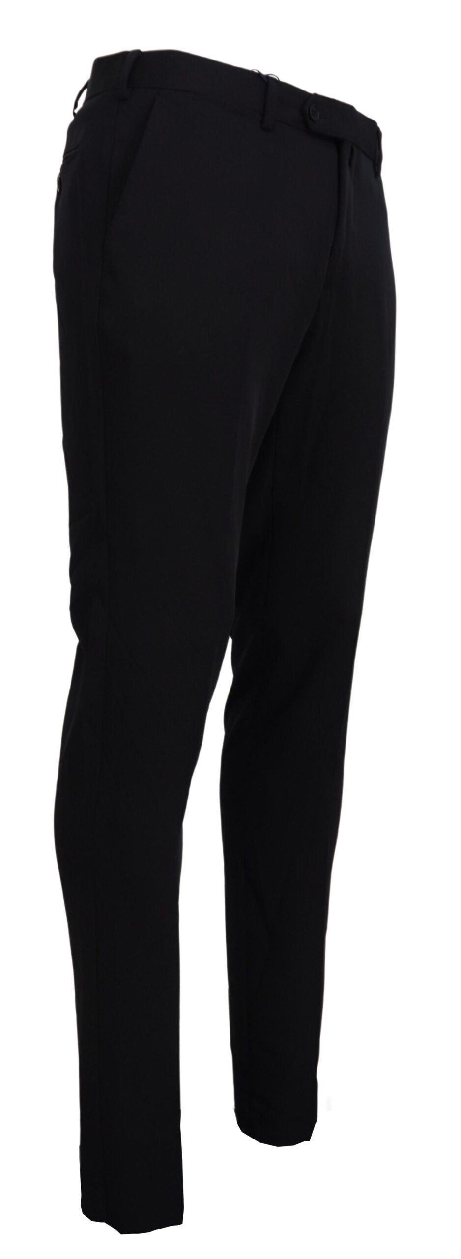 Domenico Tagliente Black Dress Pants for Men detail view