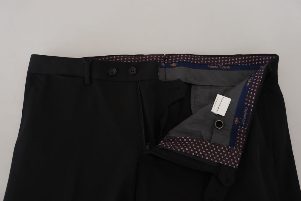 Domenico Tagliente Black Dress Pants for Men side view