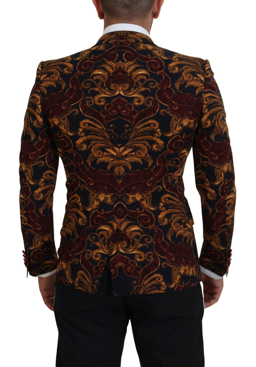 Blazer Martini Dolce & Gabbana multicolore fleuri à simple boutonnage