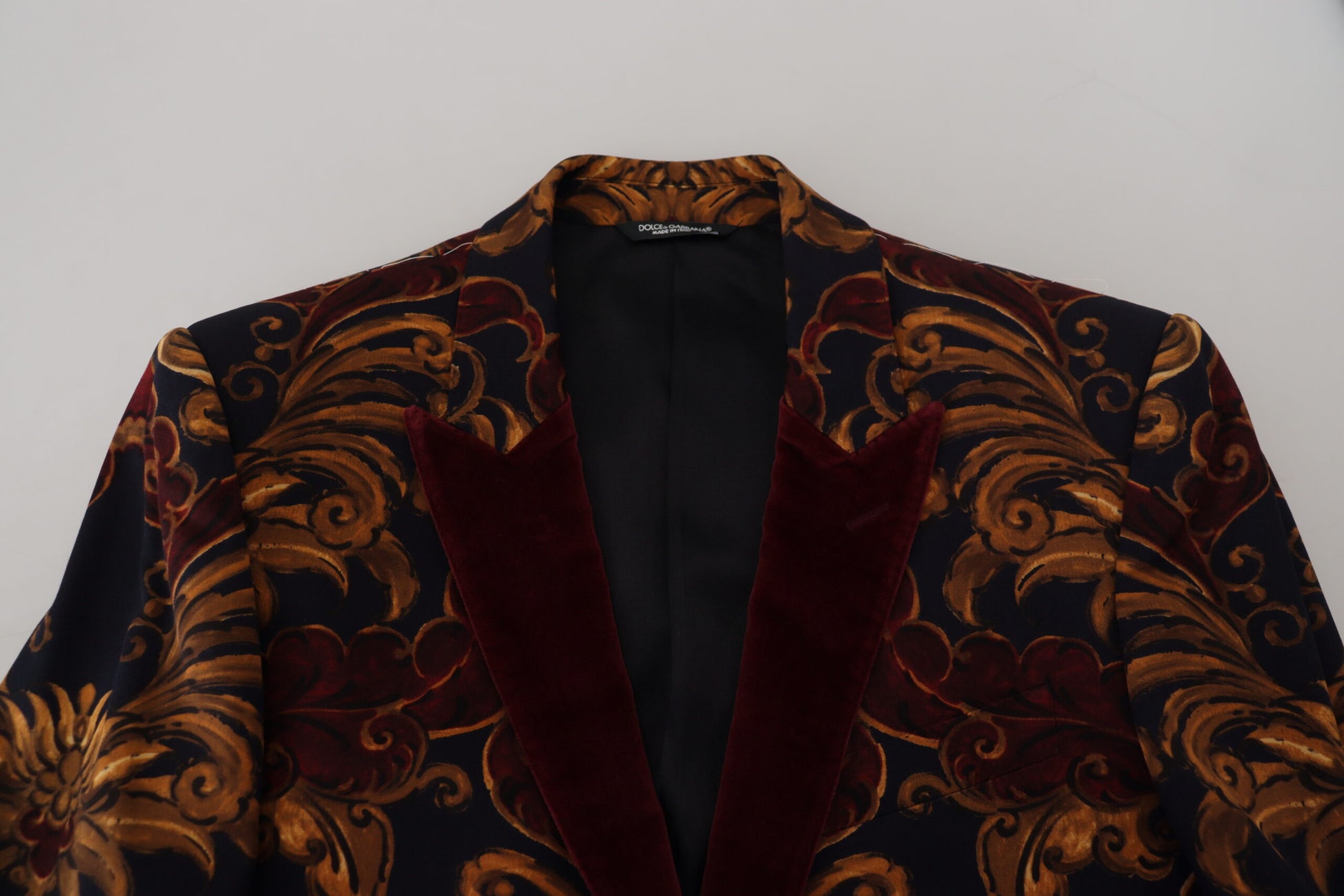 Blazer Martini Dolce & Gabbana multicolore fleuri à simple boutonnage