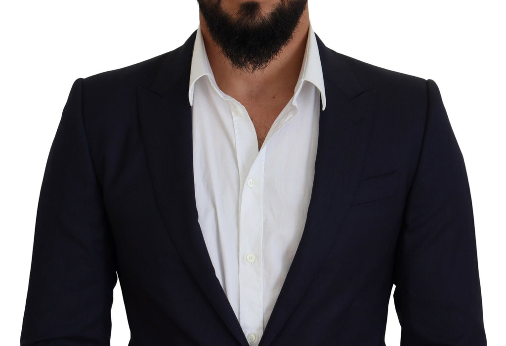 Dolce & Gabbana Blue Blazer for Men side view