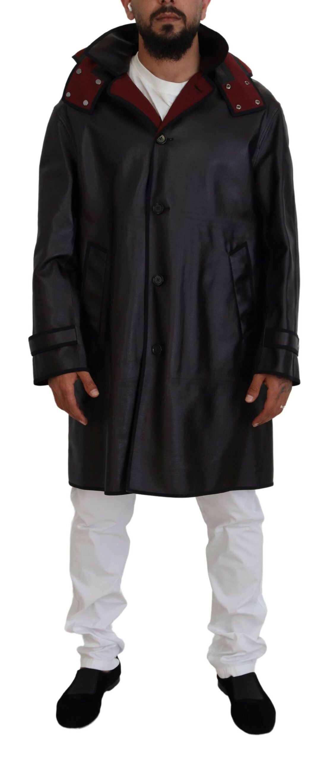 Dolce & Gabbana Black Parkas for Men