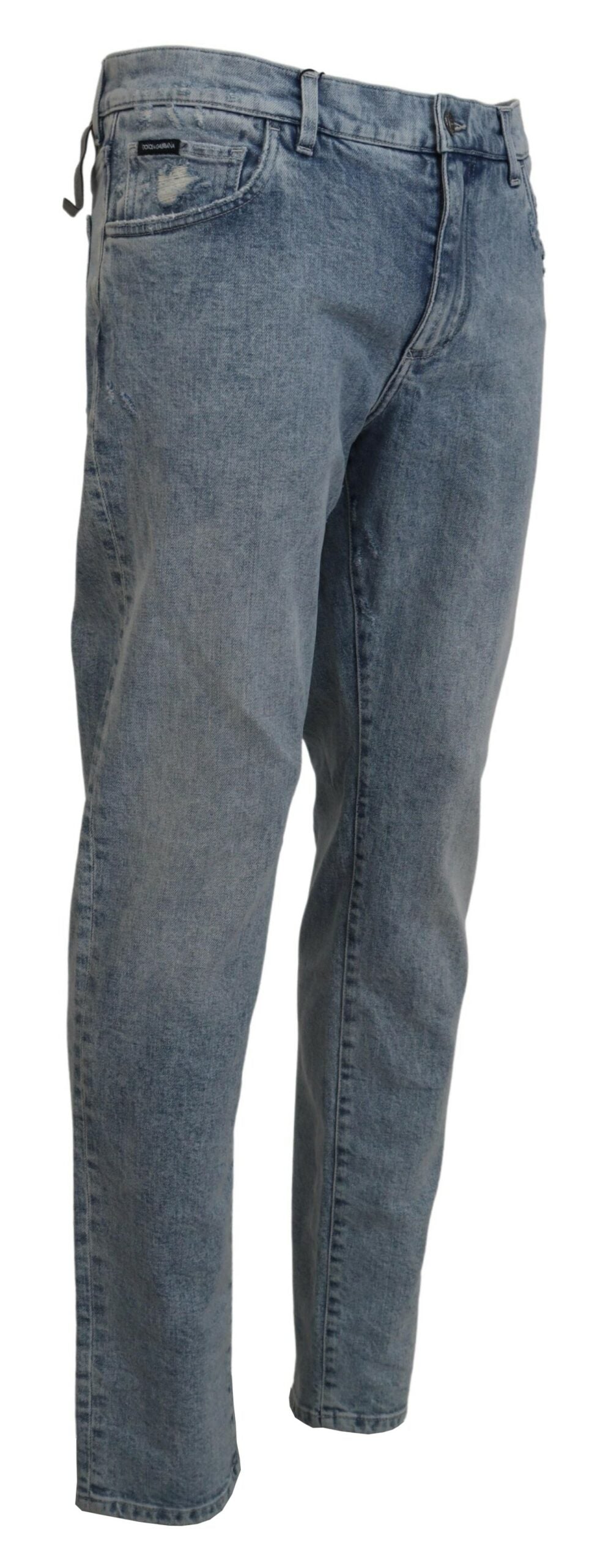 Dolce & Gabbana Blue Slim Fit Jeans for Men detail view