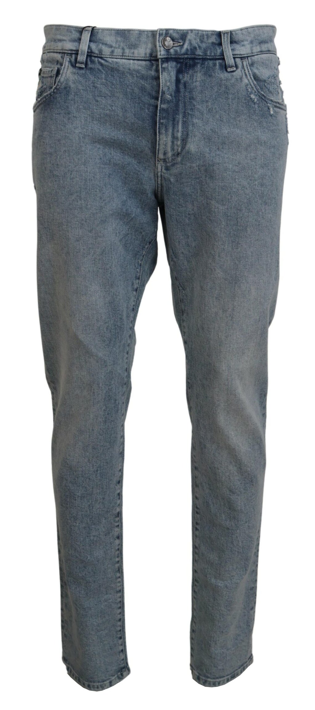 Dolce & Gabbana Blue Slim Fit Jeans for Men