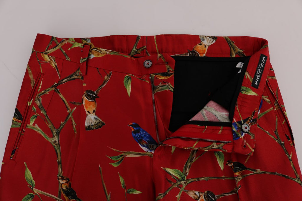 Dolce & Gabbana Red Casual Pants for Men side view