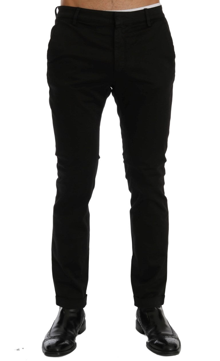 Costume National Black Casual Pants for Men