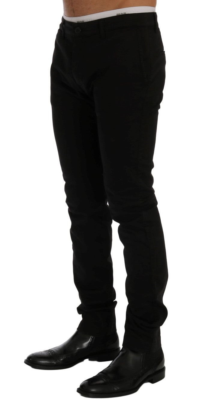GF Ferre Black Chino Pants for Men alternate view