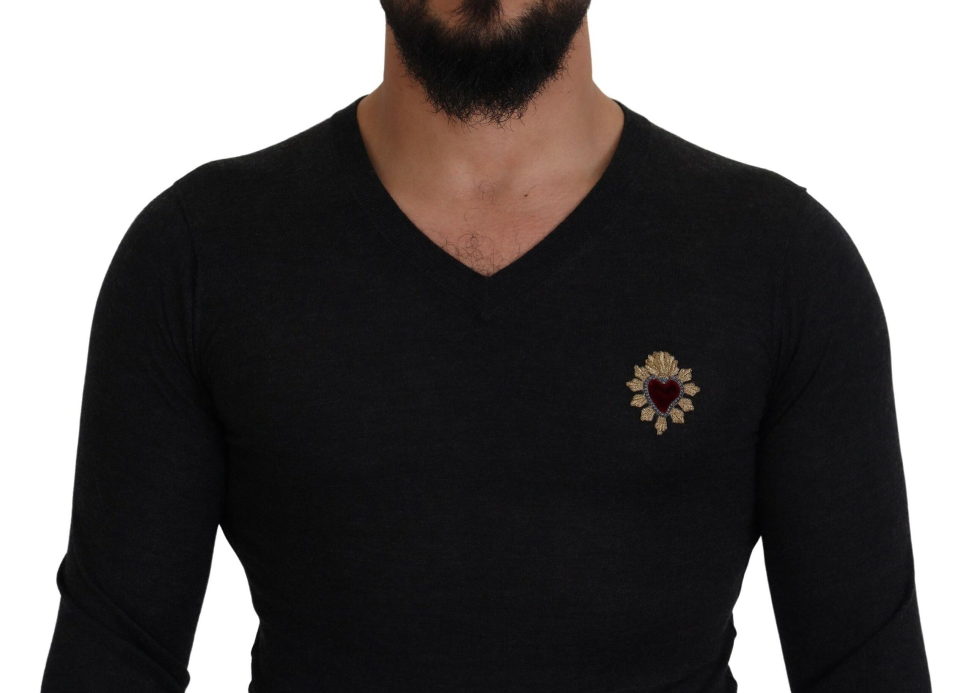 Dolce & Gabbana Grey Sweatshirt for Men side view