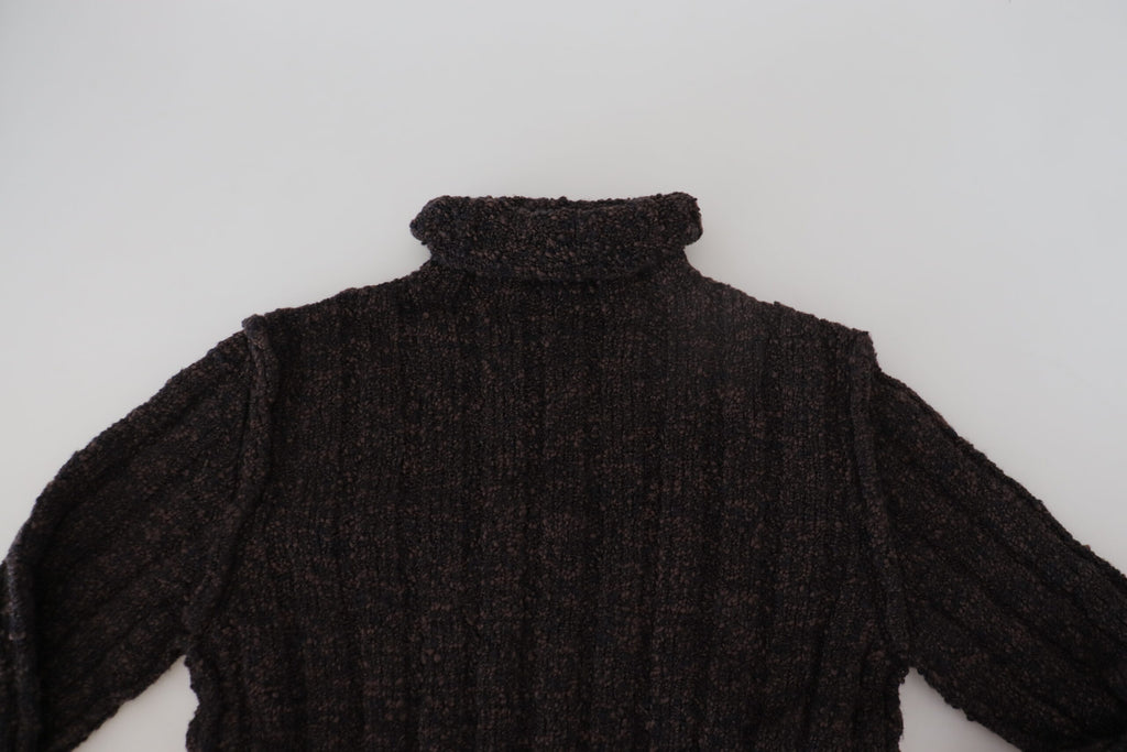 Dolce & Gabbana Brown Turtleneck for Men side view