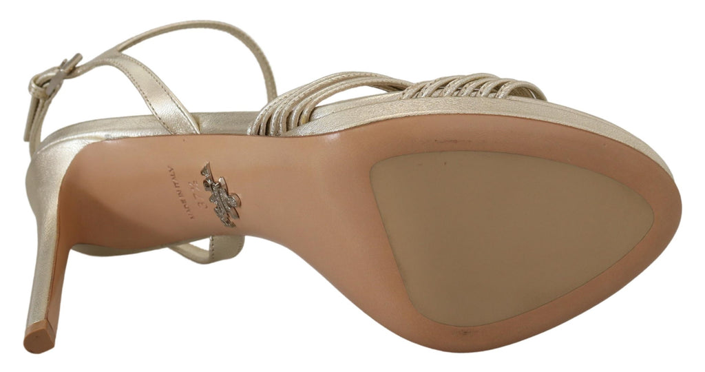 Prada Gold Stiletto Heels for Women alternate view