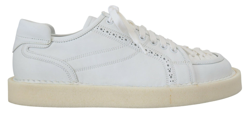 Dolce & Gabbana White Low Top Sneakers for Men