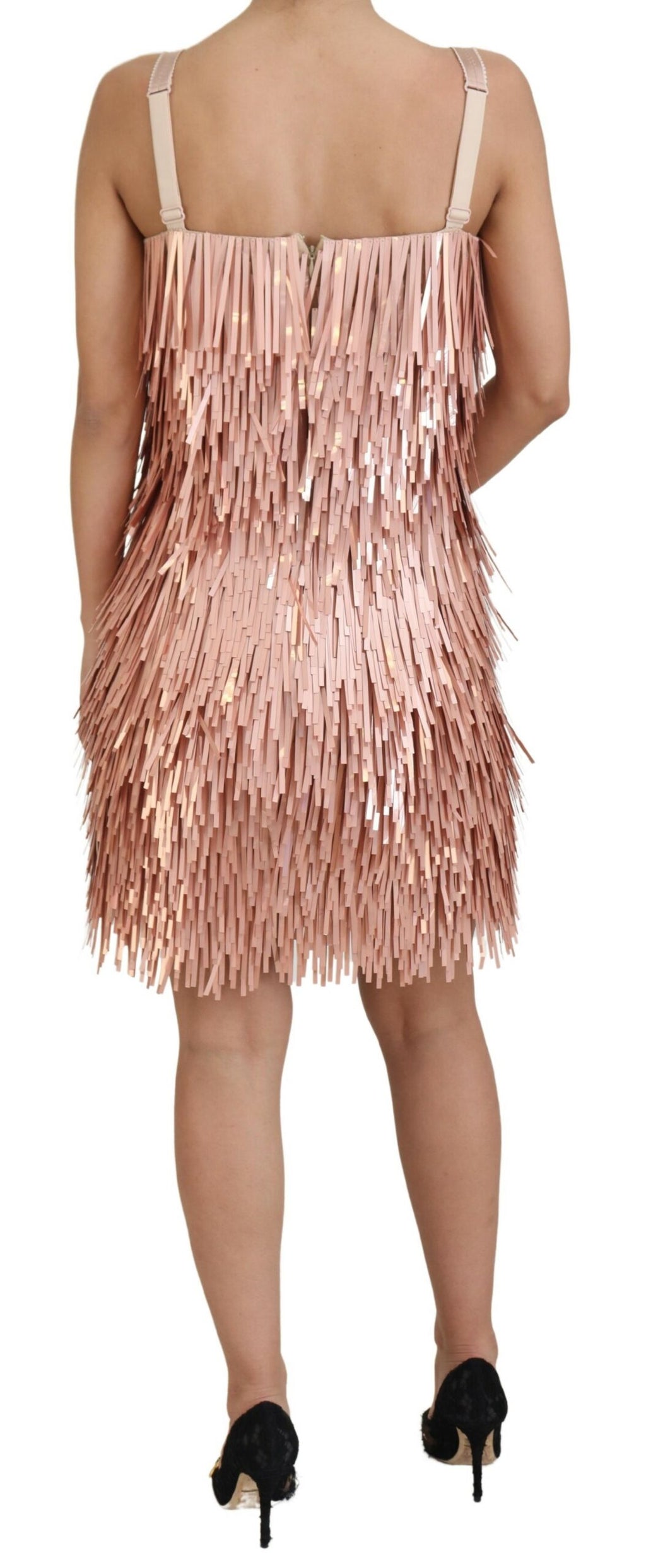 Dolce & Gabbana Pink Midi Dress for Women detail view