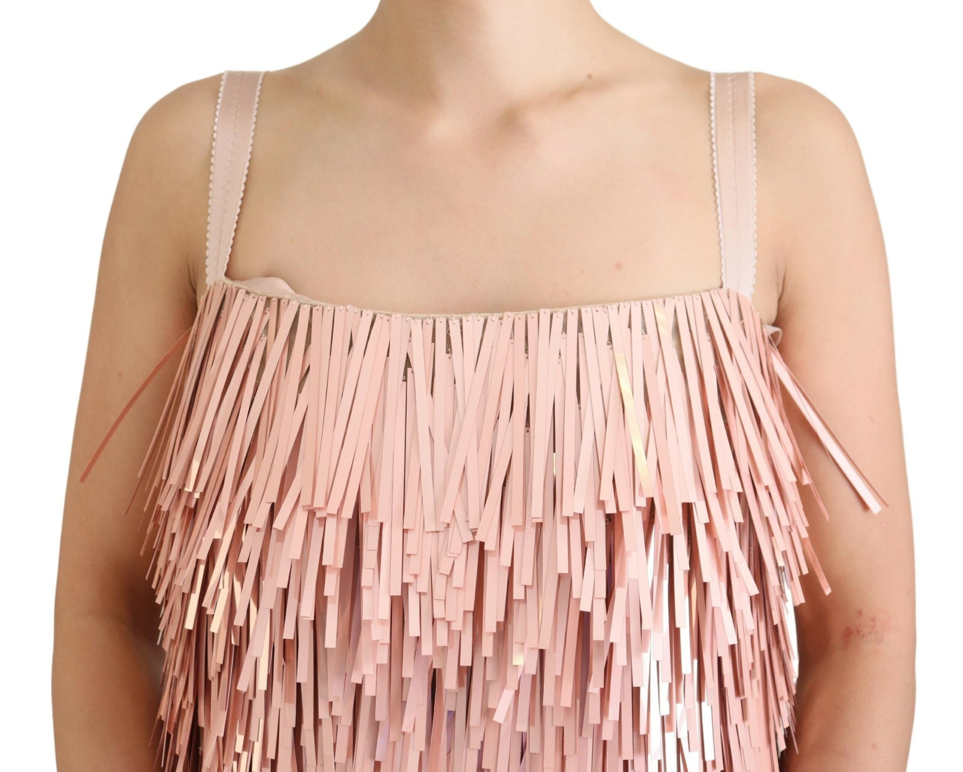 Dolce & Gabbana Pink Midi Dress for Women side view