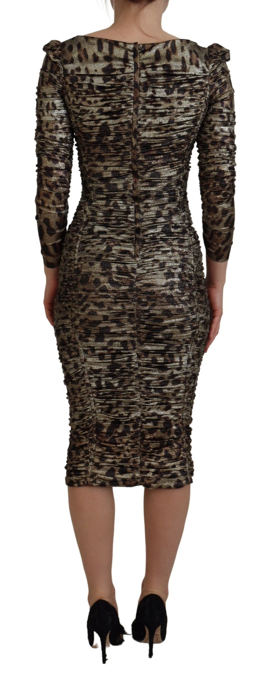 Dolce & Gabbana Multicolor Midi Dress for Women detail view