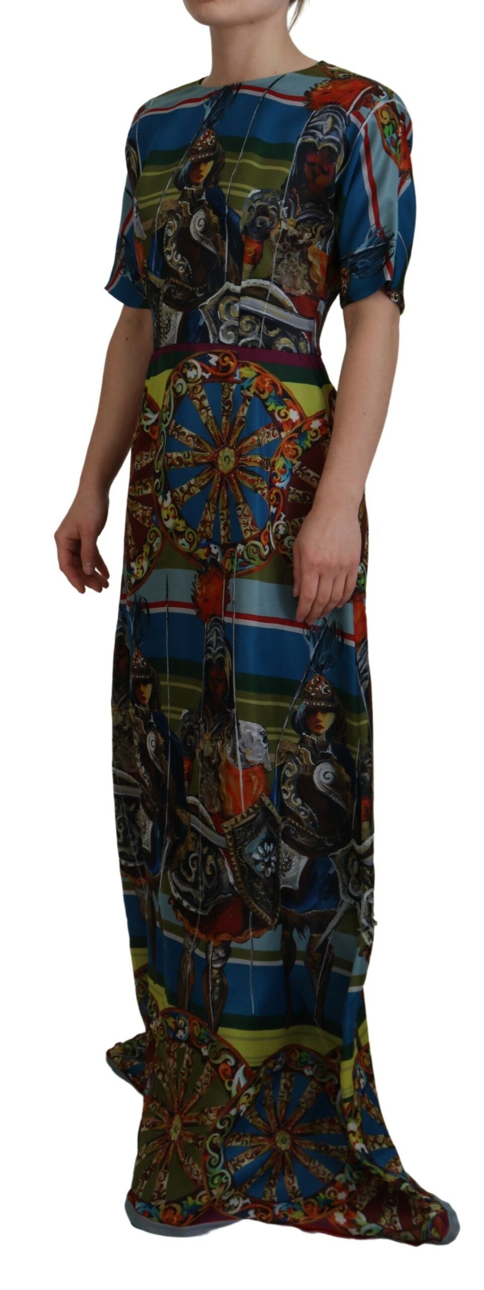 Dolce & Gabbana Multicolor Long Dress for Women alternate view