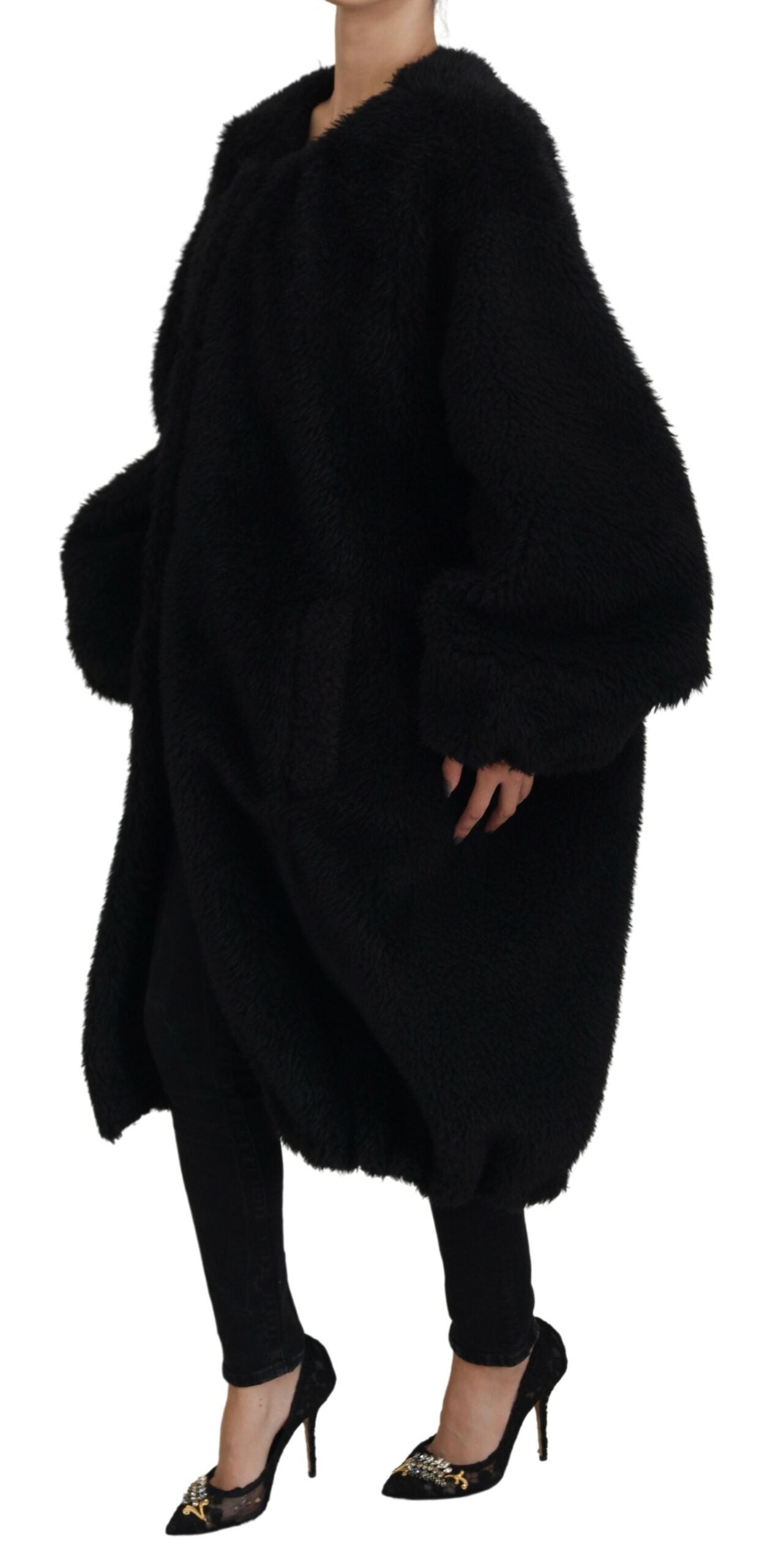 Dolce & Gabbana Black Full Length Jacket for Women alternate view