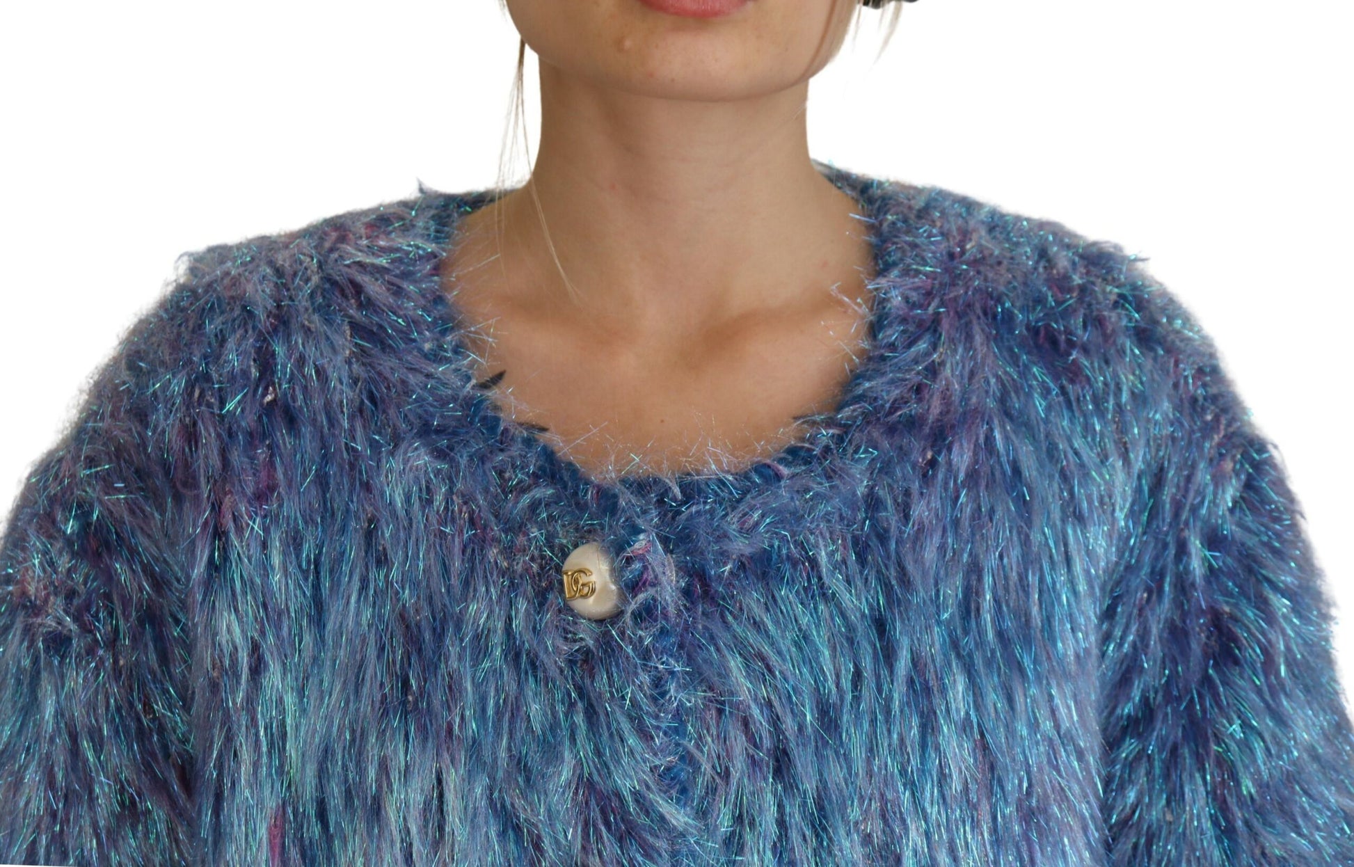 Dolce & Gabbana Multicolor Coat for Women side view